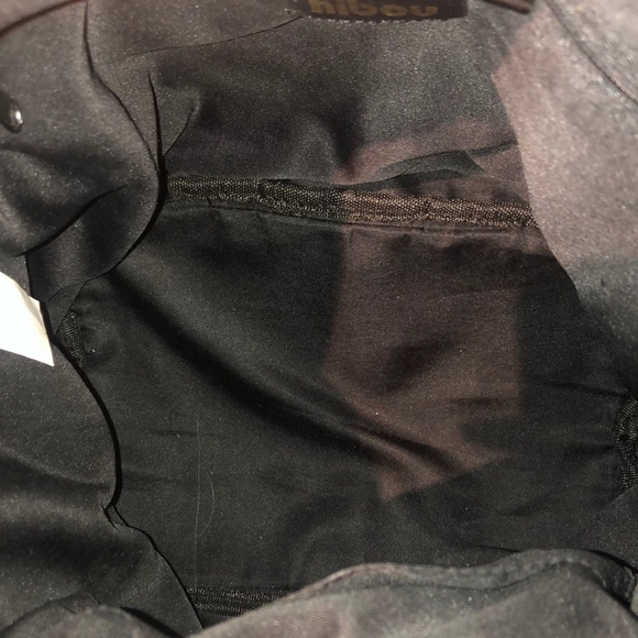 Black Faux Leather Chic Backpack - Picture 4 of 5